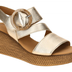 Gabor 64.770.64 beige - Riemchen Sandale f?r Damen