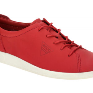 Ecco SOFT 2.0 20658301466 rot - bequeme Halbschuhe f?r Damen