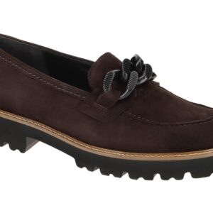 Gabor 55.240.38 dunkel-braun - elegante Slipper f?r Damen