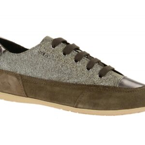 Geox Respira New Moena D Damen Halbschuhe in braun grau