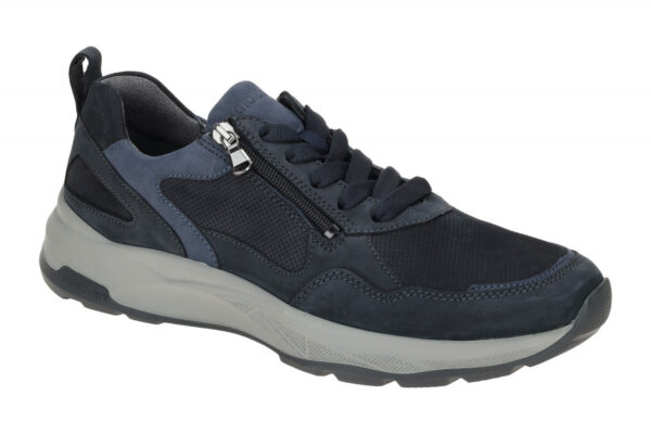 Waldl?ufer H 713003 300 537 dunkel-blau - bequeme Halbschuhe f?r Herren