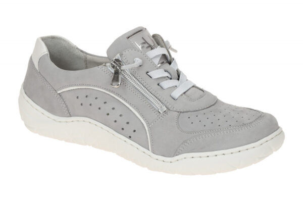 Waldl?ufer K 612005 202 068 hell-grau - bequeme Halbschuhe f?r Damen