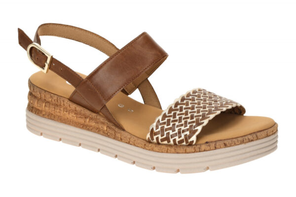 Gabor GENUA 62.705.54 braun - Riemchen Sandale f?r Damen