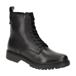 Tamaris Schn?r Stiefel Boots schwarz Echtleder 1-25402-43