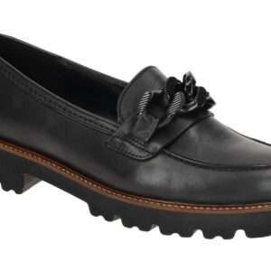 Gabor 55.240.27 schwarz - elegante Slipper f?r Damen