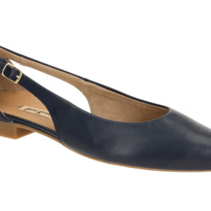 Paul Green 2992-13 dunkel-blau - Ballerina - Halbschuhe - Slipper f?r Damen