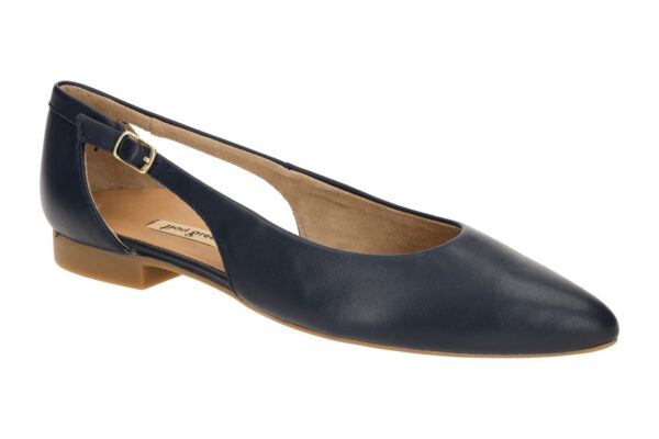 Paul Green 2992-13 dunkel-blau - Ballerina - Halbschuhe - Slipper f?r Damen