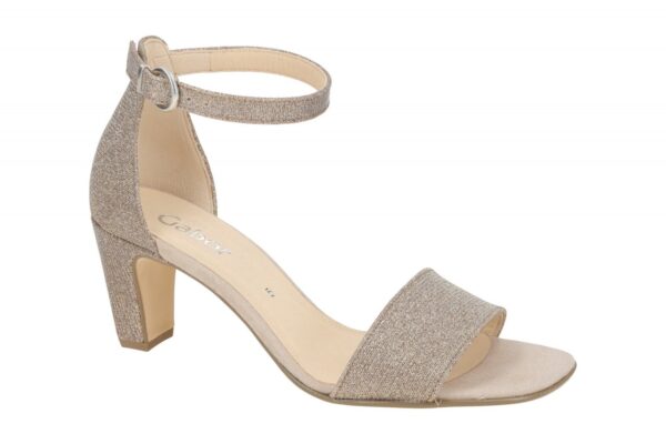 Gabor 61.790.64 gold - Riemchen Sandale f?r Damen