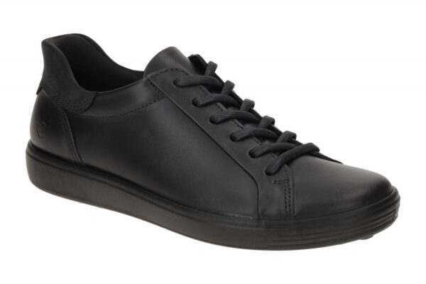 Ecco SOFT 7 EASY SLIP LACE 47084351052 schwarz - sportliche Halbschuhe f?r Damen