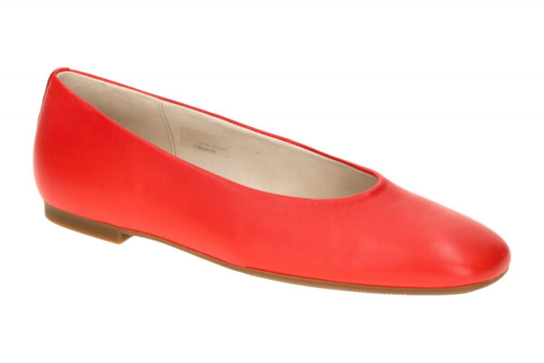 Gabor 64.140.25 rot - Ballerina - Halbschuhe - Slipper f?r Damen