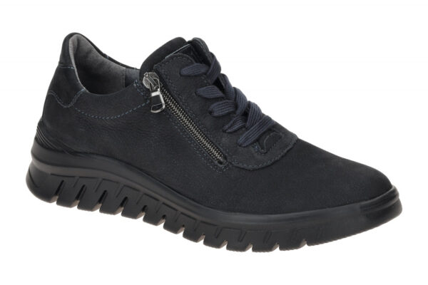Waldl?ufer H 913008 202 194 dunkel-blau - bequeme Halbschuhe f?r Damen