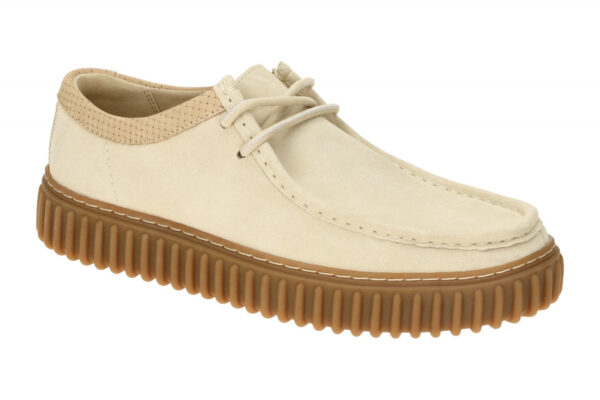 Clarks TORHILL LO 26180906 7 beige - bequeme Halbschuhe f?r Herren