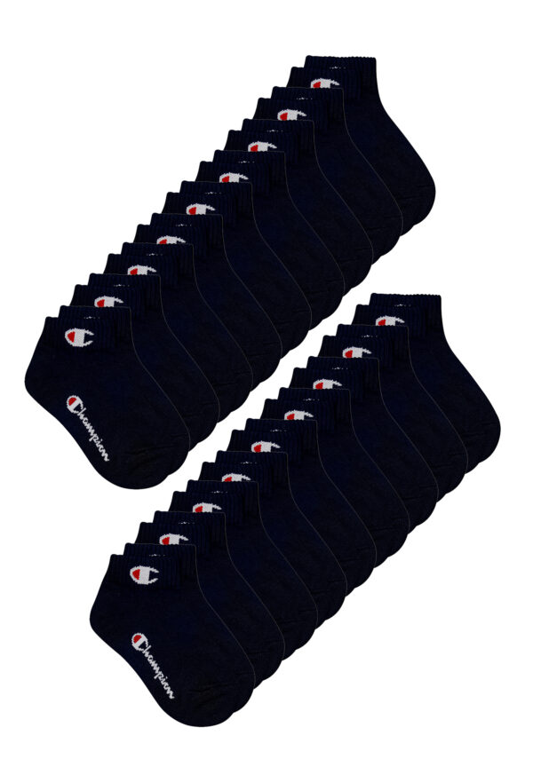 18 Paar Champion Quarter Socken Gr. 35 - 46 Unisex Sneaker Kurzsocken
