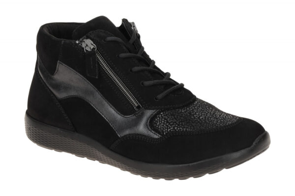 Waldl?ufer 815M80 304 001 schwarz - bequeme Stiefelette f?r Damen