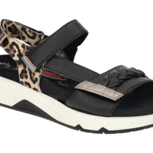 Gabor ROLLINGSOFT 66.883.67 schwarz - Sandalette f?r Damen
