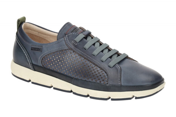 Pikolinos FUENCARRAL M4A-6376C1 pacific blau - bequeme Slipper f?r Herren