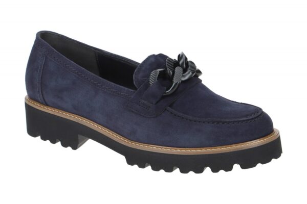 Gabor 75.240.36 dunkel-blau - elegante Slipper f?r Damen