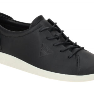 Ecco SOFT 2.0 20658301001 schwarz - bequeme Halbschuhe f?r Damen