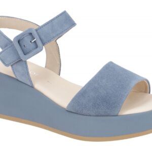 Gabor 84.531.18 hell-blau - Riemchen Sandale f?r Damen