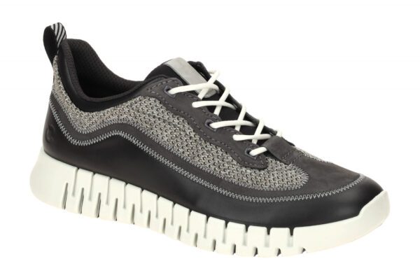 Ecco GRUUV 52529461399 schwarz - bequeme Halbschuhe f?r Herren