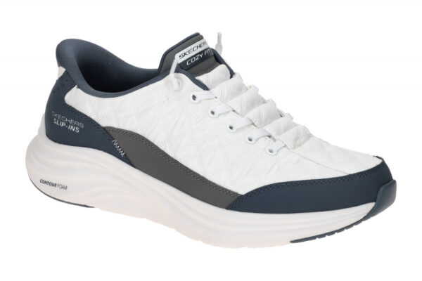 Skechers CONTOUR FOAM 232619 WNV wei? - bequeme Slipper f?r Herren