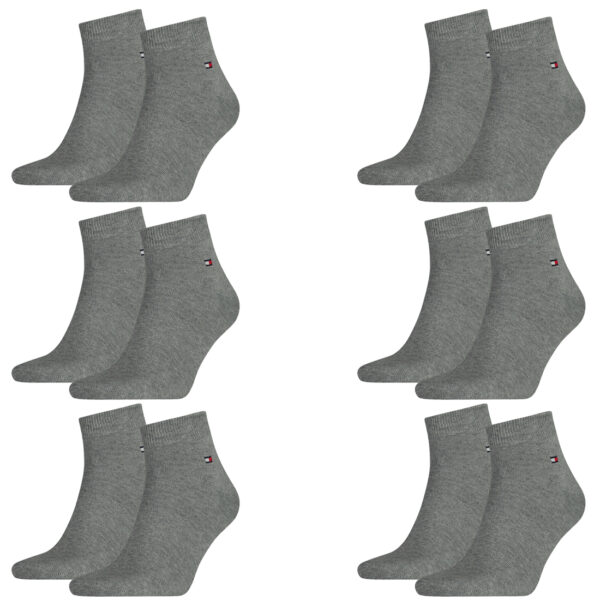 12 Paar TOMMY HILFIGER Quarter Socken Gr. 39 - 46 Herren Business Sneaker Socken