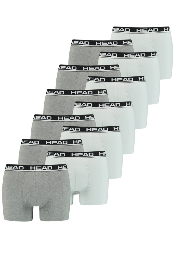 Head Herren Basic Boxer Pant Shorts Unterwäsche Unterhose 12 er Pack