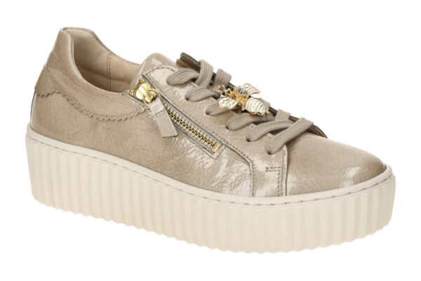 Gabor 73.201.92 beige - sportliche Halbschuhe f?r Damen