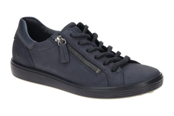 Ecco SOFT 7 49055361332 dunkel-blau - sportliche Halbschuhe f?r Damen