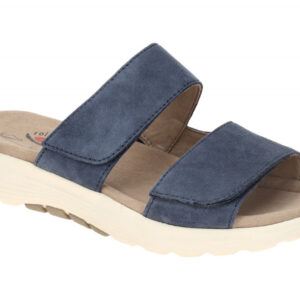 Gabor ROLLINGSOFT 66.811.36 blau - bequeme Pantolette f?r Damen