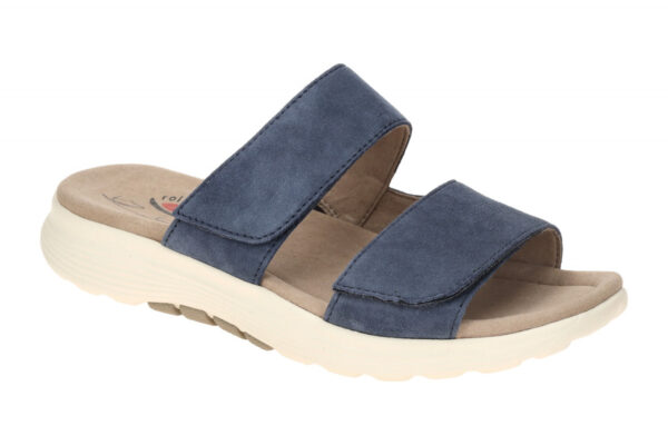 Gabor ROLLINGSOFT 66.811.36 blau - bequeme Pantolette f?r Damen