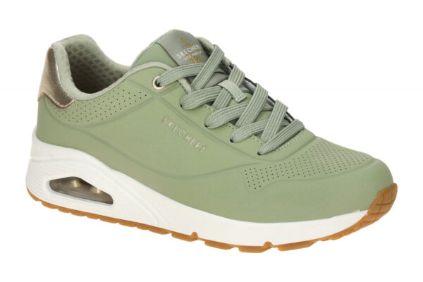 Skechers UNO 177094 SAGE hell-gr?n - sportliche Halbschuhe f?r Damen