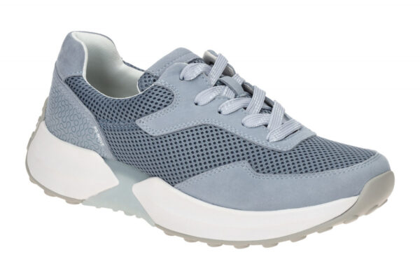 Gabor ROLLINGSOFT 66.996.26 hell-blau - sportliche Halbschuhe f?r Damen