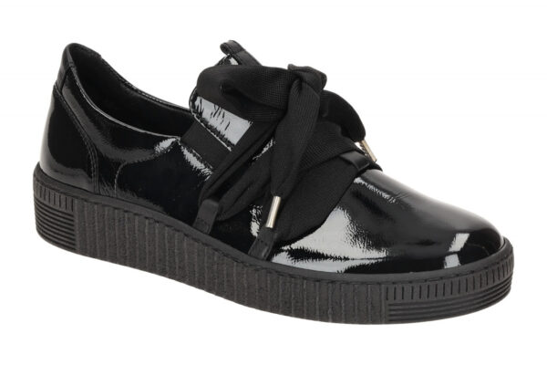 Gabor 73.333.97 schwarz - sportliche Slipper f?r Damen