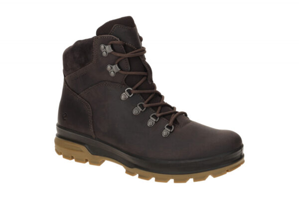 Ecco RUGGED TRACK 83818402072 dunkel-braun - Trekking- und Wanderstiefelette ...