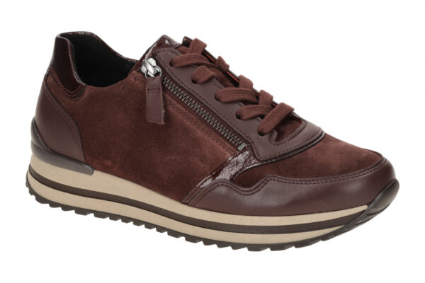 Gabor 76.528.38 bordo - bequeme Halbschuhe f?r Damen
