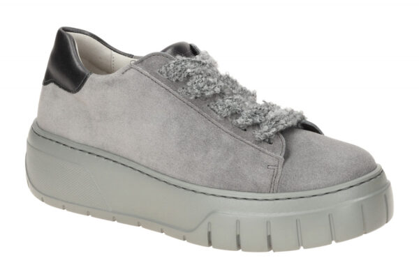Gabor 73.222.12 grau - bequeme Halbschuhe f?r Damen