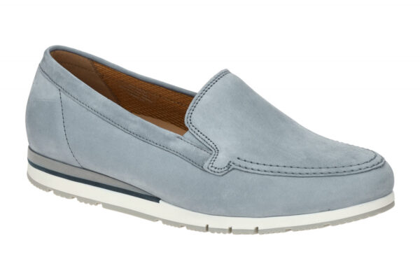 Gabor FLORENZ 62.414.26 hell-blau - bequeme Slipper f?r Damen
