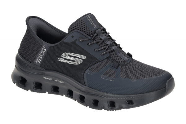 Skechers GLIDE STEP 150420 DKNV dunkel-blau - sportliche Slipper f?r Damen