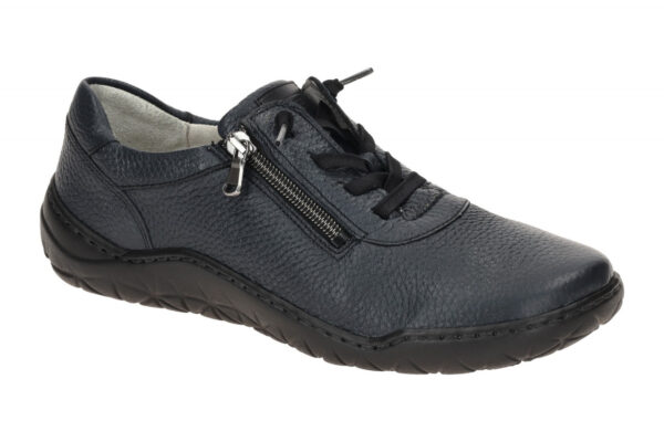 Waldl?ufer K 612003 300 194 dunkel-blau - bequeme Halbschuhe f?r Damen