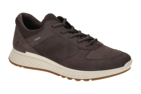 Ecco EXOSTRIDE 83530402178 dunkel-braun - sportliche Halbschuhe f?r Herren