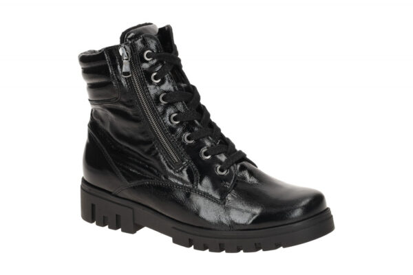 Waldl?ufer H 723807 143 001 schwarz - bequeme Stiefelette f?r Damen
