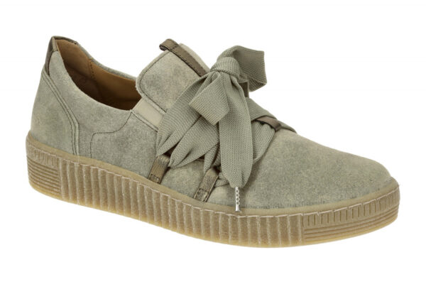 Gabor 73.333.11 gr?n - sportliche Slipper f?r Damen
