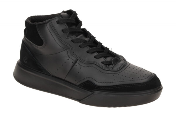 Ecco STREET COURT HIGH 27282351052 schwarz - Mid Cut Sneakers f?r Damen