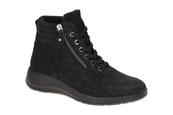 Waldl?ufer KALEA 698801 153 001 schwarz - bequeme Stiefelette f?r Damen
