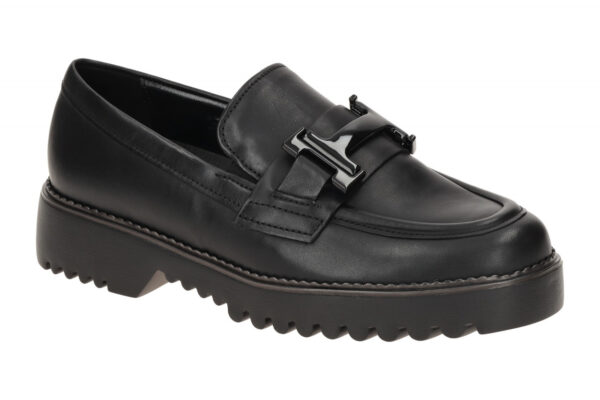 Gabor 72.452.57 schwarz - elegante Slipper f?r Damen