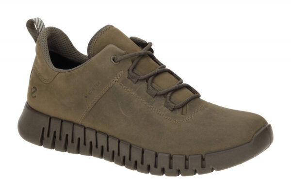 Ecco GRUUV 52522402559 taupe - bequeme Halbschuhe f?r Herren