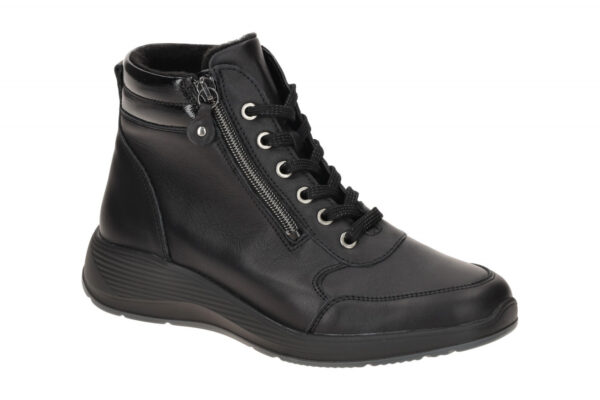 Waldl?ufer KALEA 698801 203 001 schwarz - bequeme Stiefelette f?r Damen
