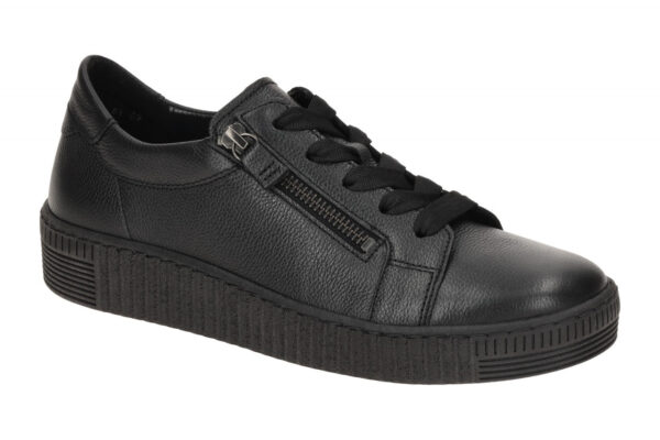 Gabor 73.334.37 schwarz - bequeme Halbschuhe f?r Damen