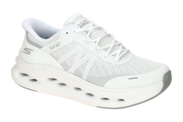 Skechers MAX CUSHIONING GLIDE 129401 WGY wei? - Sportschuhe f?r Damen